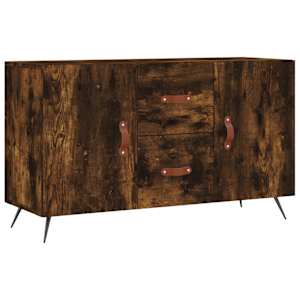Příborník kouřový dub 100 x 36 x 60 cm kompozitní dřevo - obrázek 2