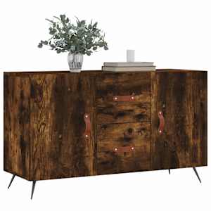 Příborník kouřový dub 100 x 36 x 60 cm kompozitní dřevo - obrázek 3