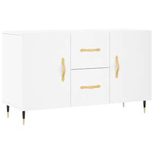 Příborník bílý 100 x 36 x 60 cm kompozitní dřevo - obrázek 2