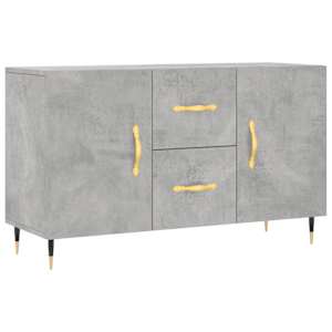Příborník betonově šedý 100 x 36 x 60 cm kompozitní dřevo - obrázek 2