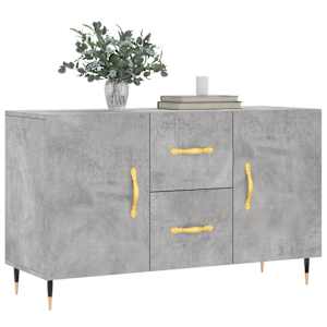 Příborník betonově šedý 100 x 36 x 60 cm kompozitní dřevo - obrázek 3