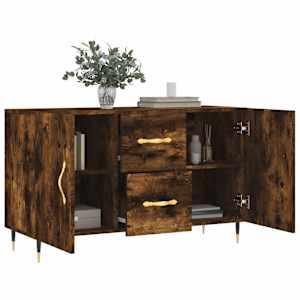 Příborník kouřový dub 100 x 36 x 60 cm kompozitní dřevo - obrázek 4