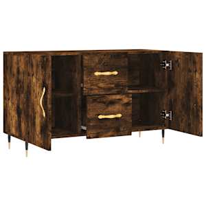 Příborník kouřový dub 100 x 36 x 60 cm kompozitní dřevo - obrázek 5