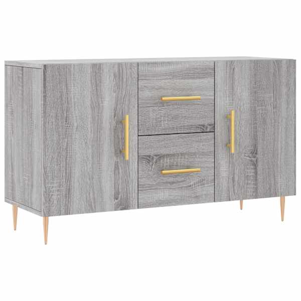 vidaXL puhvetkapp, hall Sonoma tamm, 100 x 36 x 60 cm, tehispuit
