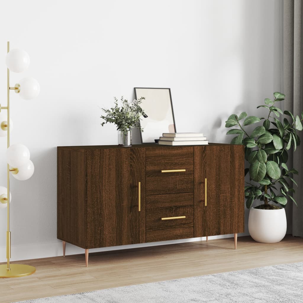 vidaXL Sideboard Braun Eichen-Optik 100x36x60 cm Holzwerkstoff