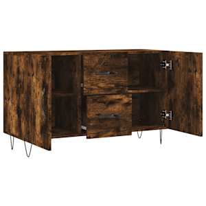 Příborník kouřový dub 100 x 36 x 60 cm kompozitní dřevo - obrázek 5