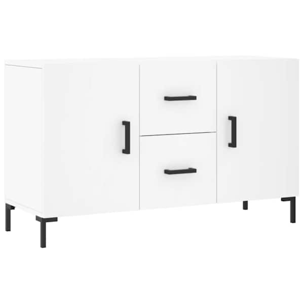 vidaXL puhvetkapp, valge, 100 x 36 x 60 cm, tehispuit