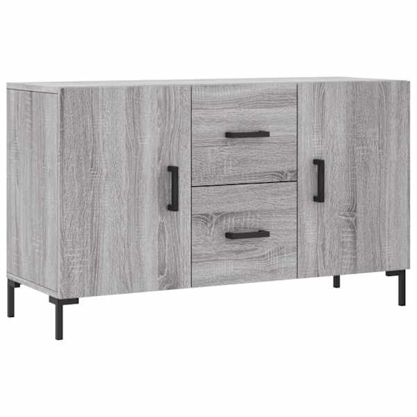 vidaXL puhvetkapp, hall Sonoma tamm, 100 x 36 x 60 cm, tehispuit