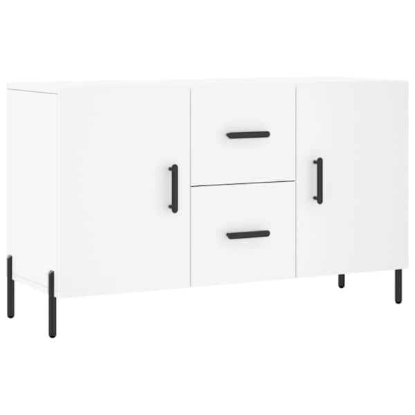 vidaXL puhvetkapp, valge, 100 x 36 x 60 cm, tehispuit