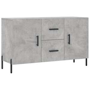 Příborník betonově šedý 100 x 36 x 60 cm kompozitní dřevo - obrázek 2