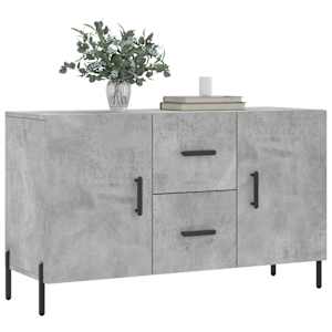 Příborník betonově šedý 100 x 36 x 60 cm kompozitní dřevo - obrázek 3