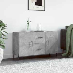 Příborník betonově šedý 100 x 36 x 60 cm kompozitní dřevo - obrázek 1