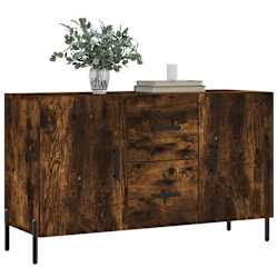 vidaXL Komoda, tmav&yacute; dub 100x36x60 cm, kompozitn&eacute; drevo
