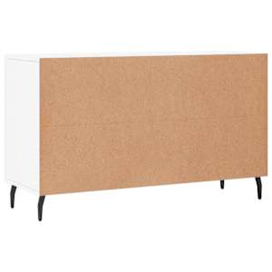 Příborník bílý 100 x 36 x 60 cm kompozitní dřevo - obrázek 8