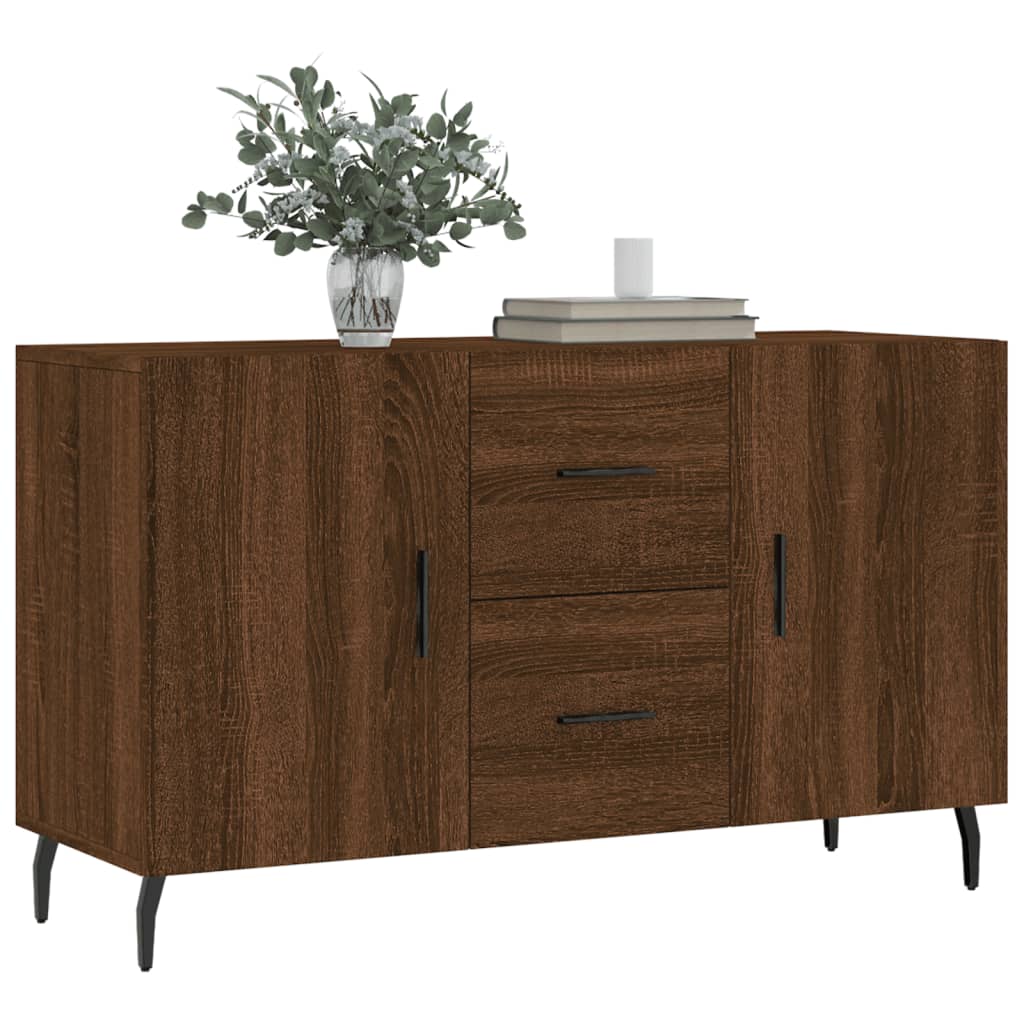 vidaXL Buffet chêne marron 100x36x60 cm bois d'ingénierie