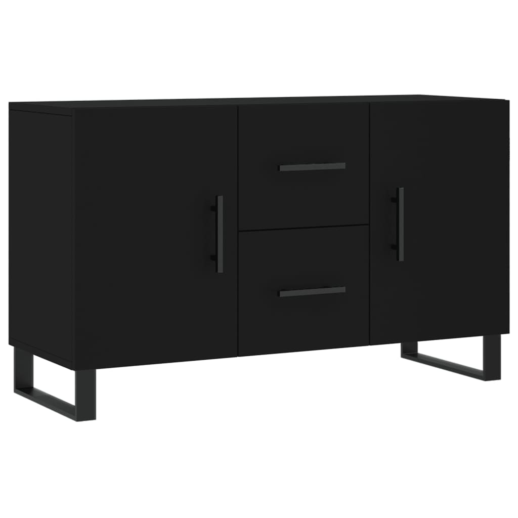 vidaXL Dressoir 100x36x60 cm bewerkt hout zwart