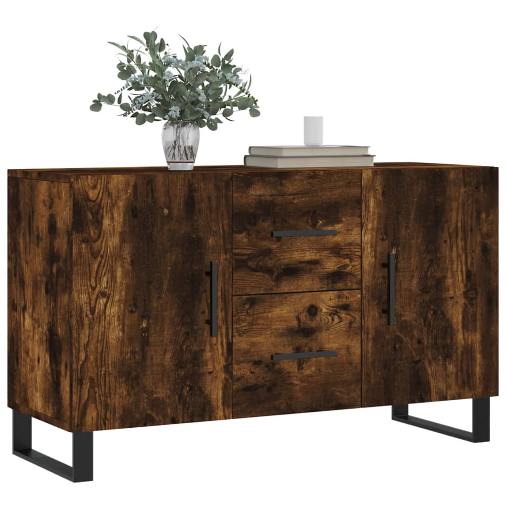 Thumbnail - vidaXL Sideboard Räuchereiche 100x36x60 cm Holzwerkstoff