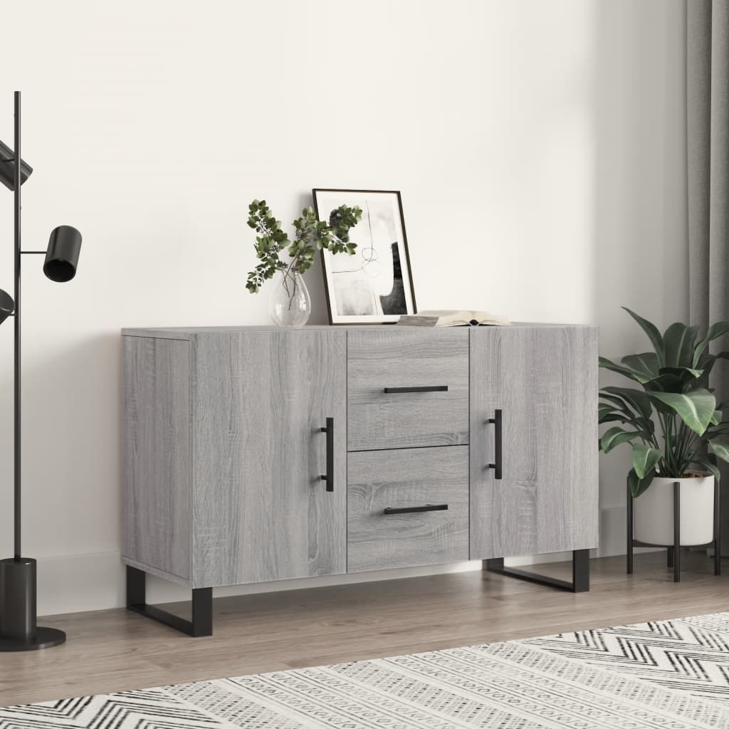 vidaXL Dulap, gri sonoma, 100x36x60 cm, lemn compozit