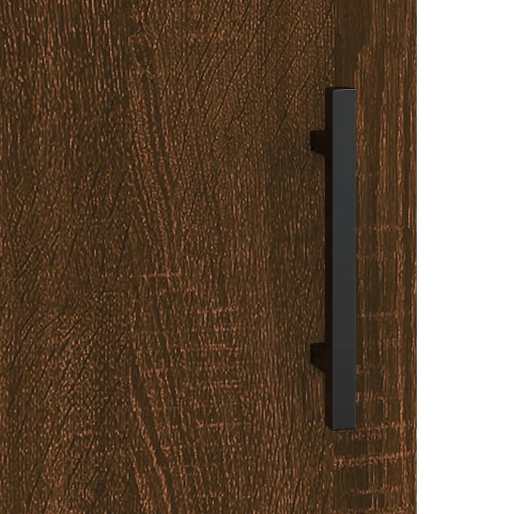 Příborník hnědý dub 100 x 36 x 60 cm kompozitní dřevo