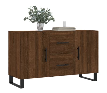 vidaXL Sideboard Brown Oak 100x36x60 cm Engineered Wood