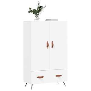 Skříň highboard bílá 69,5 x 31 x 115 cm kompozitní dřevo - obrázek 4