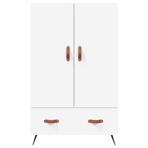 Skříň highboard bílá 69,5 x 31 x 115 cm kompozitní dřevo - obrázek 6