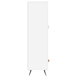 Skříň highboard bílá 69,5 x 31 x 115 cm kompozitní dřevo - obrázek 7