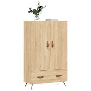 Skříň highboard dub sonoma 69,5 x 31 x 115 cm kompozitní dřevo - obrázek 4