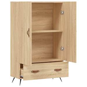 Skříň highboard dub sonoma 69,5 x 31 x 115 cm kompozitní dřevo - obrázek 5