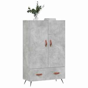 Skříň highboard betonově šedá 69,5x31x115 cm kompozitní dřevo - obrázek 4
