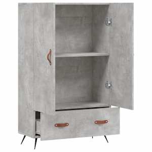 Skříň highboard betonově šedá 69,5x31x115 cm kompozitní dřevo - obrázek 5