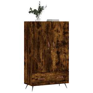 Skříň highboard kouřový dub 69,5 x 31 x 115 cm kompozitní dřevo - obrázek 4