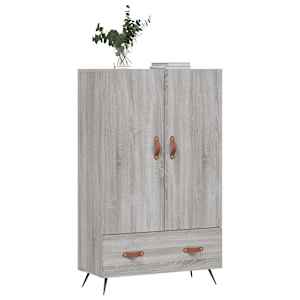 Skříň highboard šedá sonoma 69,5 x 31 x 115 cm kompozitní dřevo - obrázek 4