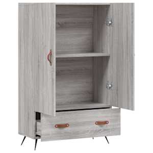 Skříň highboard šedá sonoma 69,5 x 31 x 115 cm kompozitní dřevo - obrázek 5