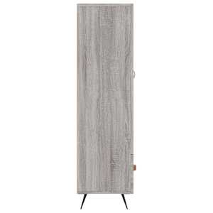 Skříň highboard šedá sonoma 69,5 x 31 x 115 cm kompozitní dřevo - obrázek 7