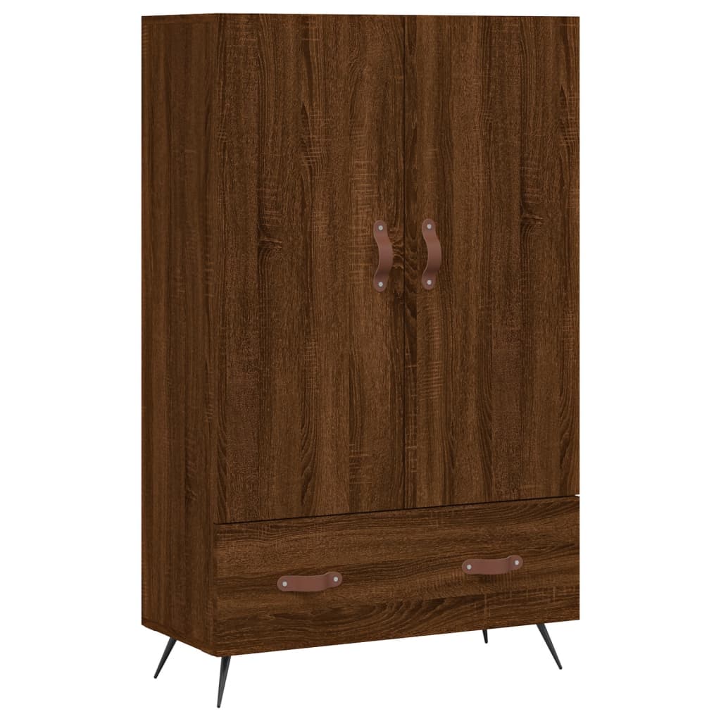 vidaXL Skříň highboard hnědý dub 69,5 x 31 x 115 cm kompozitní dřevo