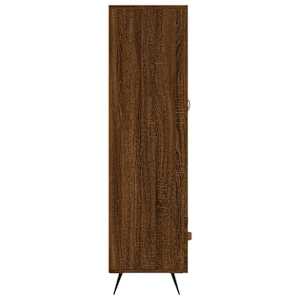 Skříň highboard hnědý dub 69,5 x 31 x 115 cm kompozitní dřevo - obrázek 7