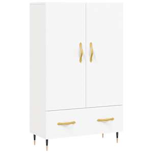 Skříň highboard bílá 69,5 x 31 x 115 cm kompozitní dřevo - obrázek 2