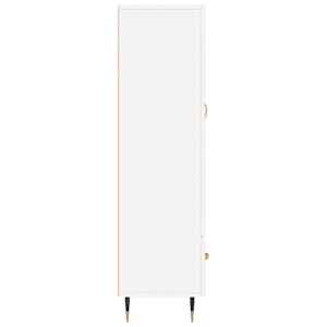 Skříň highboard bílá 69,5 x 31 x 115 cm kompozitní dřevo - obrázek 7