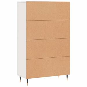Skříň highboard bílá 69,5 x 31 x 115 cm kompozitní dřevo - obrázek 8