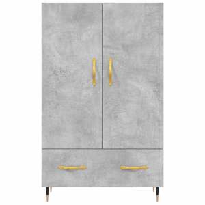 Skříň highboard betonově šedá 69,5x31x115 cm kompozitní dřevo - obrázek 6