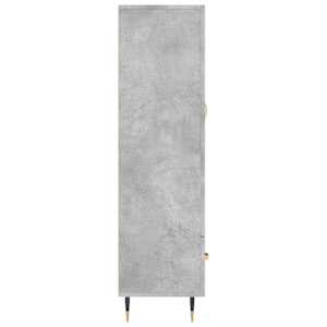 Skříň highboard betonově šedá 69,5x31x115 cm kompozitní dřevo - obrázek 7