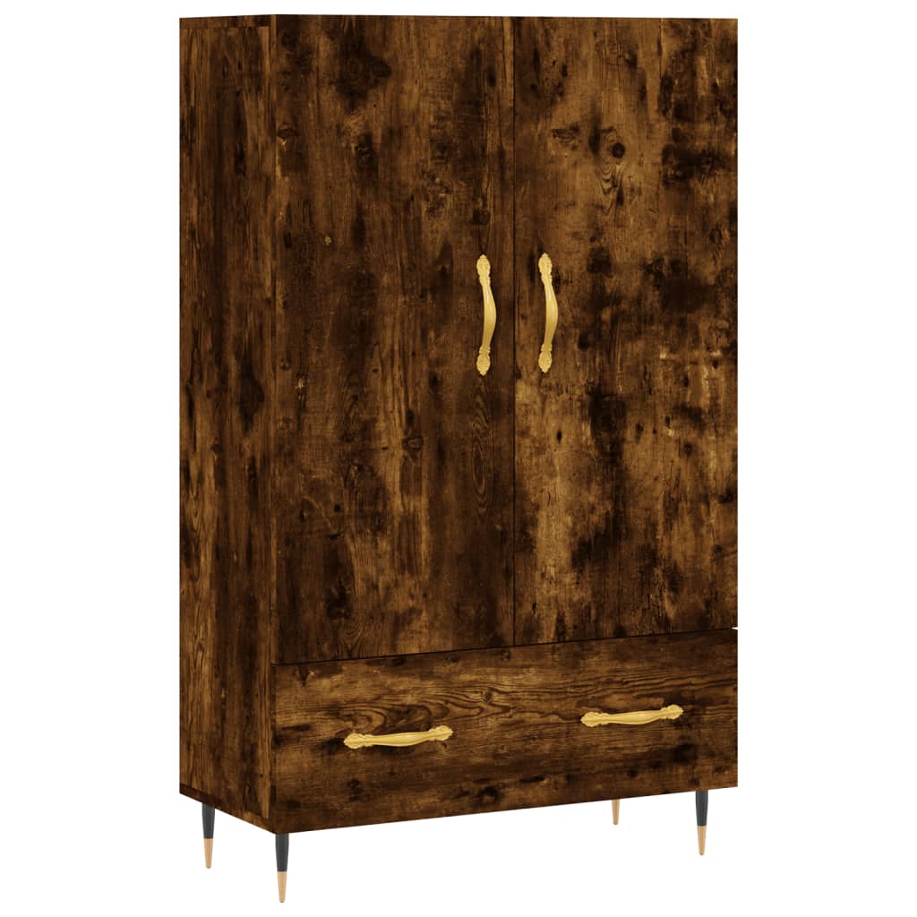 vidaXL Skříň highboard kouřový dub 69,5 x 31 x 115 cm kompozitní dřevo