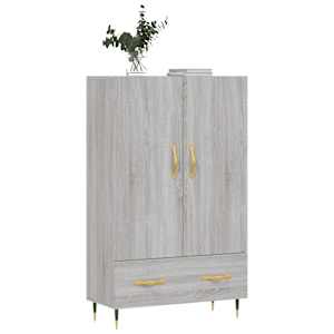 Skříň highboard šedá sonoma 69,5 x 31 x 115 cm kompozitní dřevo - obrázek 3