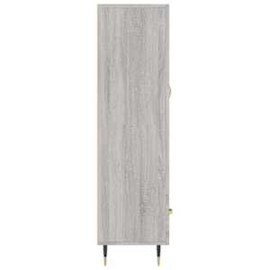 Skříň highboard šedá sonoma 69,5 x 31 x 115 cm kompozitní dřevo - obrázek 7