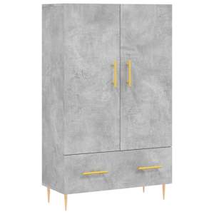 Skříň highboard betonově šedá 69,5x31x115 cm kompozitní dřevo - obrázek 2