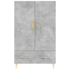 Skříň highboard betonově šedá 69,5x31x115 cm kompozitní dřevo - obrázek 6