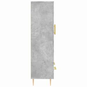 Skříň highboard betonově šedá 69,5x31x115 cm kompozitní dřevo - obrázek 7