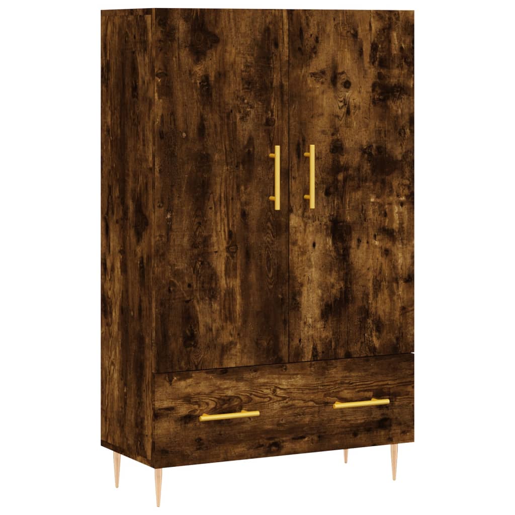 vidaXL Skříň highboard kouřový dub 69,5 x 31 x 115 cm kompozitní dřevo