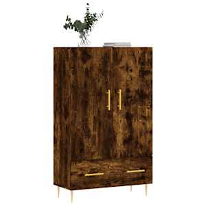 Skříň highboard kouřový dub 69,5 x 31 x 115 cm kompozitní dřevo - obrázek 3